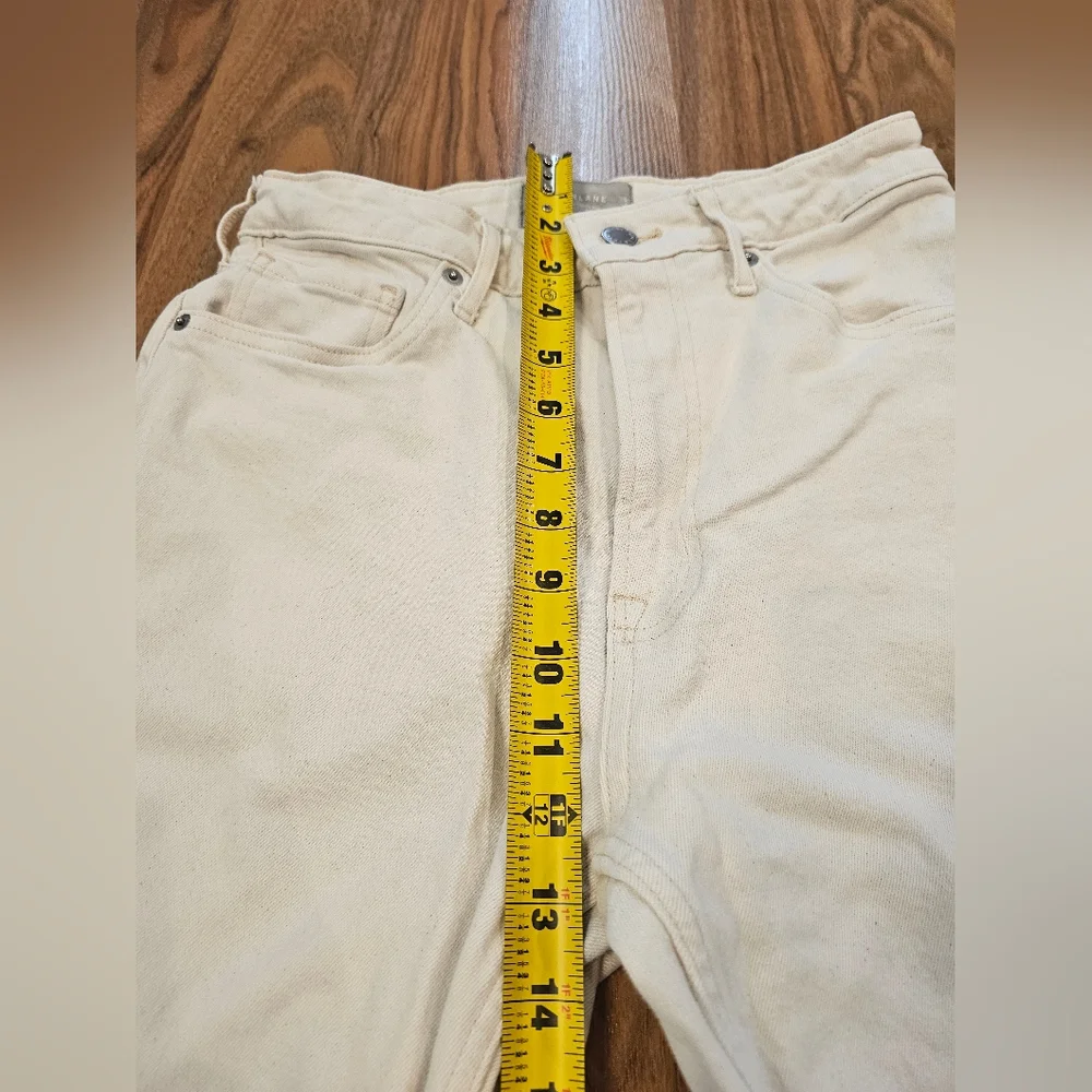 Everlane Cheeky Curvy Jean in Ecru Size 27 Regular - Picture 6 of 16